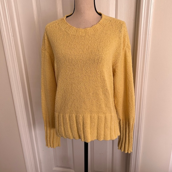 J. Crew Marina Sweater in Textured Cotton Blend - Picture 3 of 13